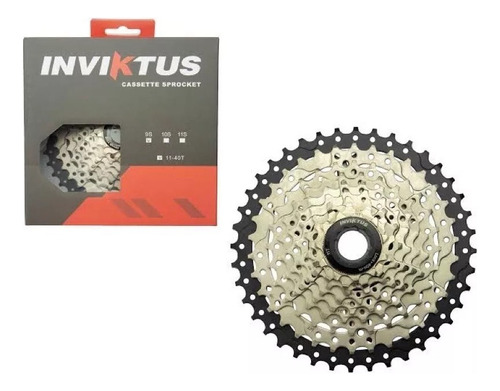 Cassete Mtb Inviktus K7 9v 11x40 Compatível Shimano Sunrace