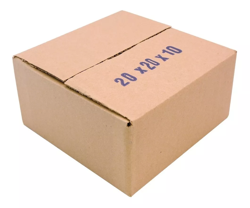 Cajas De Carton Corrugado 20x20x10. Pack De 25 Unidades.