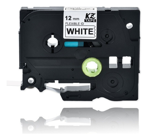5 Cinta Compatible Tze-fx231 12 Mm Blanco Para Pt-h110 Pt-d2