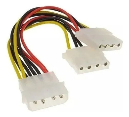 Cable Power Molex 4 Pin Macho A 2 Molex 4 Pin Hembra