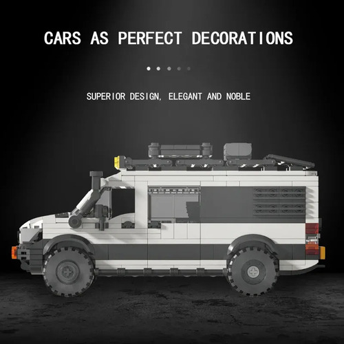 Bloques De Construcción Model Station Wagon Para Acampar, A