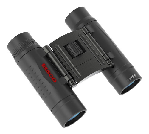 Binocular Tasco 10x25 New Essentials Negro Y Verde Compacto.