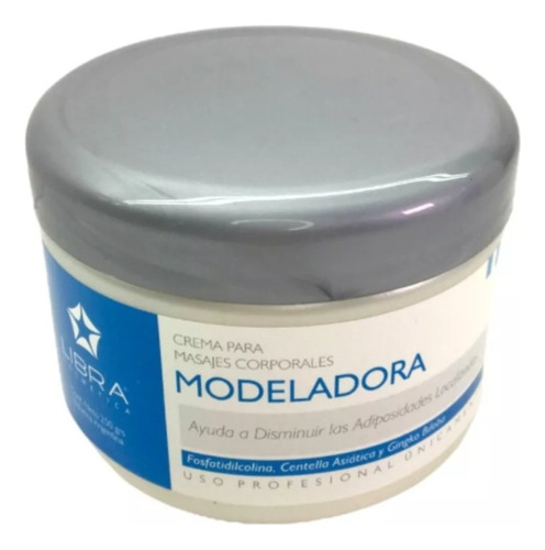 Crema Masajes Modeladora X 250grs Libra Cosmetica