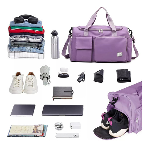 Bolsa De Viaje De Gran Capacidad Para Gimnasio.