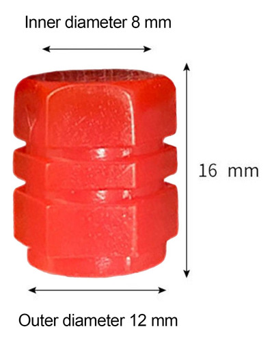 5 Tapas Antipolvo Reemplazo Directo 1x Rojo 1x Rojo 1x Rojo
