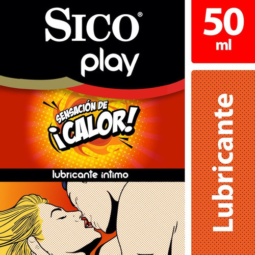 Imagen 2 de 7 de Lubricante Sico Play Íntimo Sensación De Calor 50 Ml