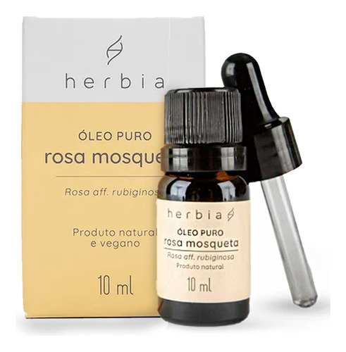 Óleo Natural Rosa Mosqueta Epilê 100% Puro 10ml Herbia