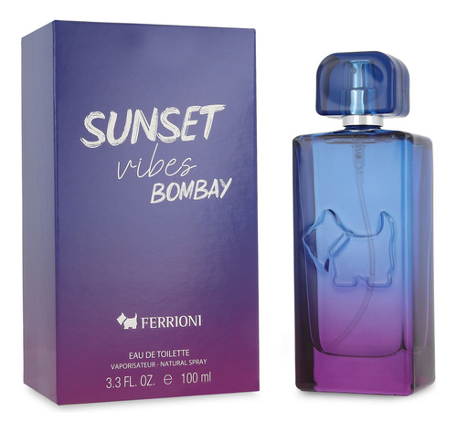 Ferrioni Sunset Vives Bombay 100ml Edt Spray - Caballero