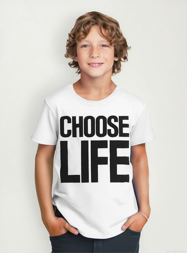 Playera Choose Life Wham George Michael Retro Para Niño