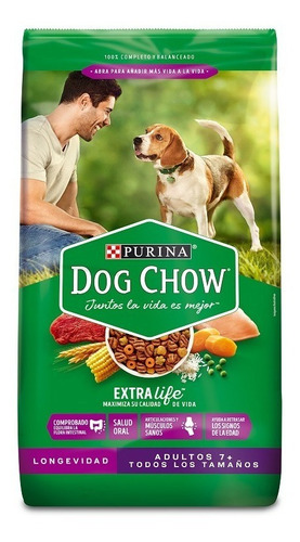 Dog Chow Adulto Longevidad 17kg