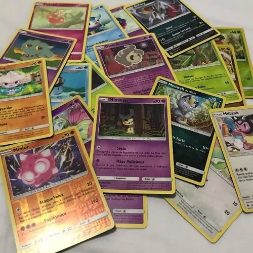 Cartas Pokemon + 1 Deckbox Pokebola De Brinde + 1 Brinde - Escorrega o Preço