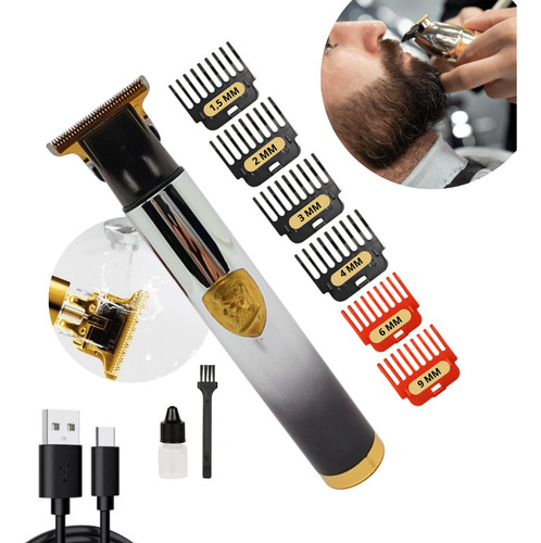 Máquina De Cortar Cabelo Barba Pezinho Acabamento