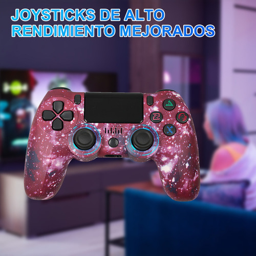 2 Mandos Inalámbricos Compatibles Con Consola De Juegos Y Pc Color Azul