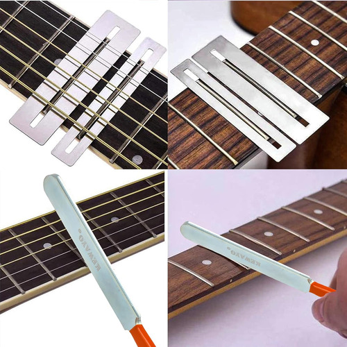 Juego De Herramientas Luthier Para Guitarra (lima, Nivelador