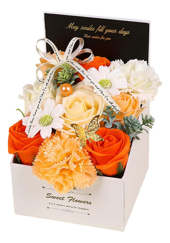 Jabón De Baño Con Flores De Jabón, Jabón De Naranja