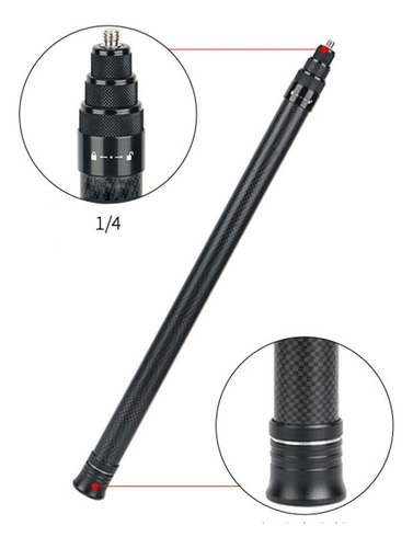 Para Selfie Stick Extensión Para Cámara Deportiva Cámara De