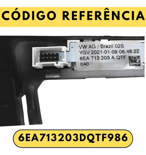 Base Plástica Da Manopla Cambio Para Polo 2018-2022