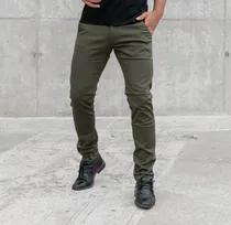 Comprar Pantalones Corte Chino Gabardina Hombre Vestir Uniformes