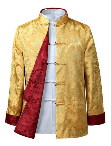 Tang Suit, Ropa Tradicional China Para Hombre, Polera Y Chaq