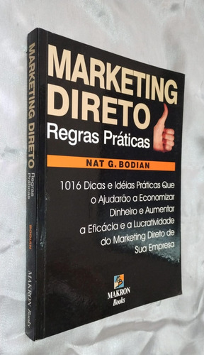 Livro - Marketing Direto - Regras Práticas - Nat G. Bodian