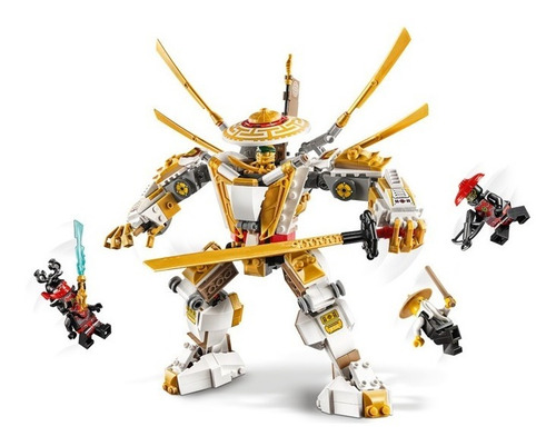 Lego - 71702 Ninjago Robot Dorado 489 Pzas