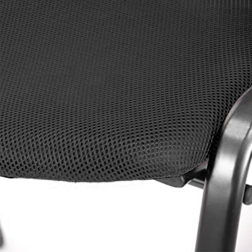 Imagen 3 de 10 de Silla Negra Patas Fijas Con Posabrazos De Excelente Calidad