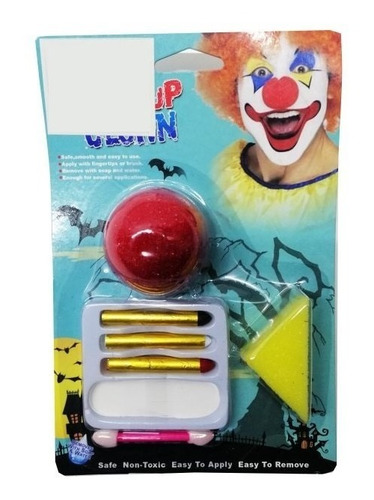 Set Pinturas Y Nariz De Payaso