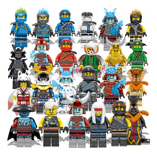 Ninjago 24 Minifiguras 4,5cm