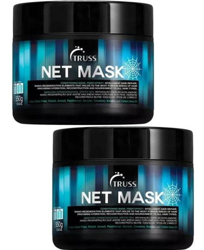 Kit 2 Truss Mask Net 550g Máscara Efeito Teia