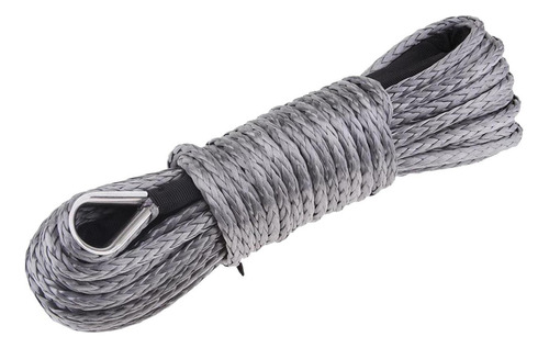 Cable De Línea De Cabrestante Sintético De 1/4 X 50 Gris