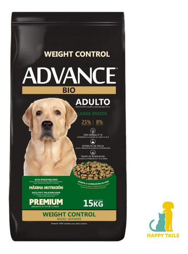 Advance Bio Perro Weight Control X 15 Kg - Happy Tails