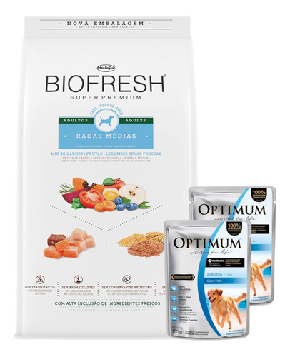 Alimento Perro Biofresh Adulto Raza Mediana 3 Kg + Promo!