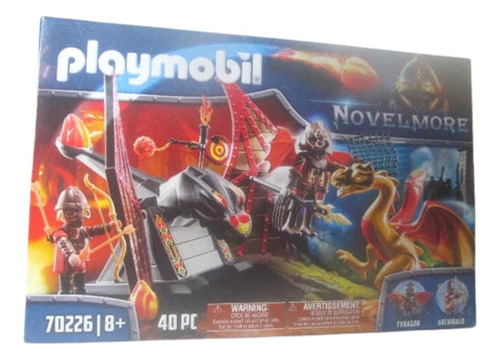 Playmobil 70226 Novelmore Entrenamiento Burnham Del Dragon