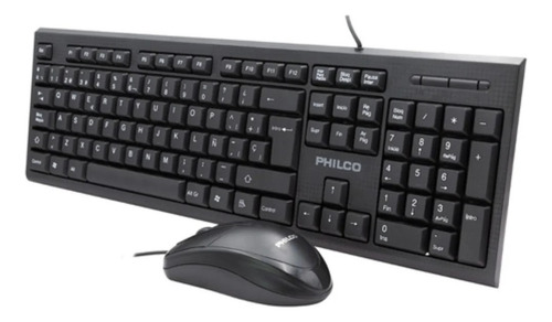 Kit Combo Teclado Y Mouse Alámbrico Philco K4500