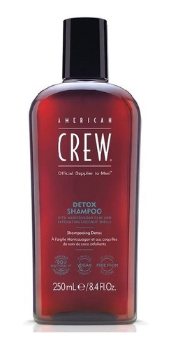 Shampoo Exfoliante Detox De American Crew Men 250ml