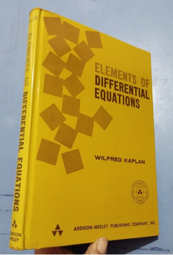 Libro Ecuaciones Diferenciales Elementales Wilfred Kaplan