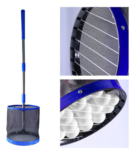 Recogedor De Pelotas De Tenis De Mesa Portátil De 2 Piezas,