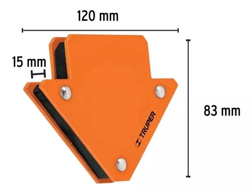 Escuadras Magnéticas Para Soldar 3'' Capacidad 11 Kg Truper