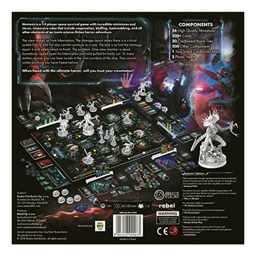 Rebel Nemesis Juego De Mesa 1-5 Juegos De Mesa Para Familia