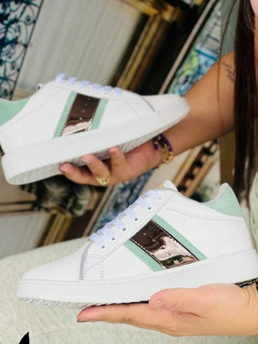 Tenis Divino Para Mujer Regalo Especial Estilo Urbano Blanco