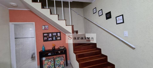 Sobrado Com 3 Dormitórios À Venda, 127 M² Por R$ 480.000,00 - Jardim Hollywood - São Bernardo Do Campo/sp - So1095