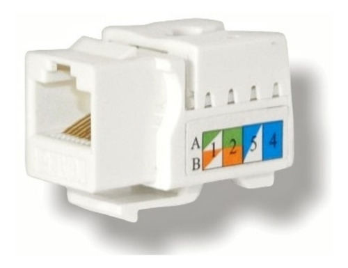 Faceplate Simple + Modulo Rj45 Cat 6 / Eleco