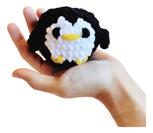 Amigurumi Tejido Crochet Pinguino Apto Bebes Niños