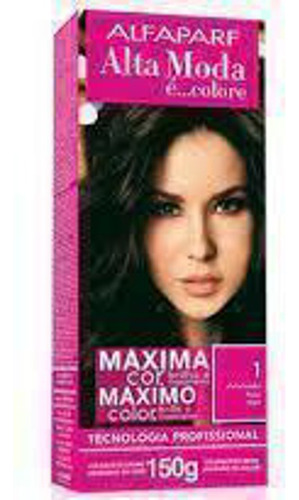 Tintura Alta Moda Alfaparf 1 150g Preto 1 Preto