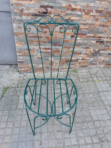 Silla De Juego De Patio Jardin De Hierro N 15