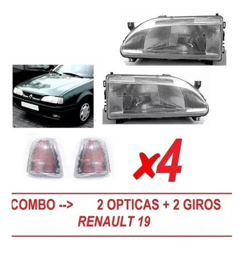 Combo Opticas + Giros Renault 19 Es Imperdible!