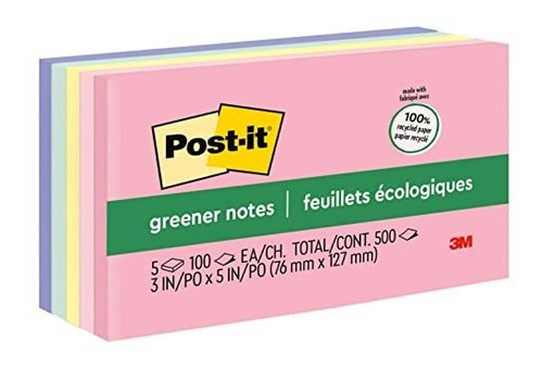 Post-it Greener Notes, N 1 De América, Nota Adhesiva Favorit
