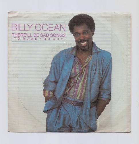 Billy Ocean There'll Be Sad Songs Simple Vinilo Con Tapa