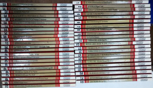 Biblioteca De Oro Del Estudiante Anteojito 46 Vol. (rojos)