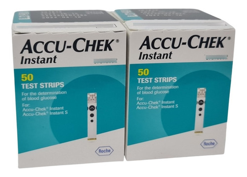 100 Tiras Accu Chek Instant 100 Lancetas 